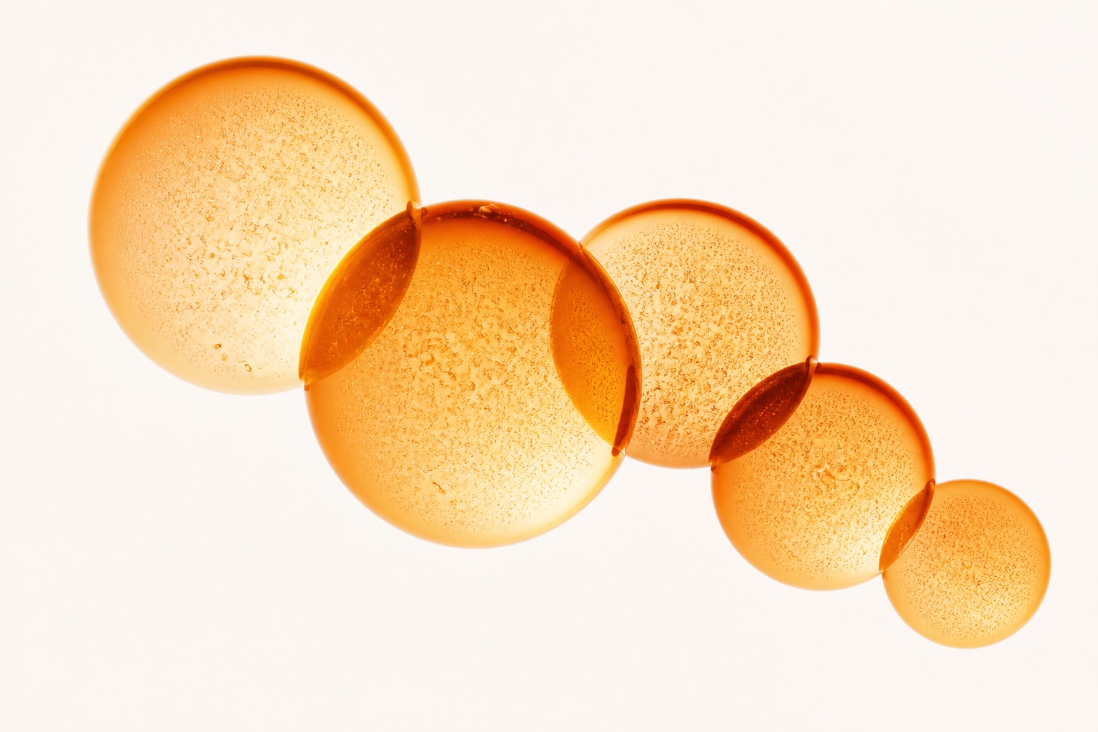Translucent amber forms representing digestive and antacid products